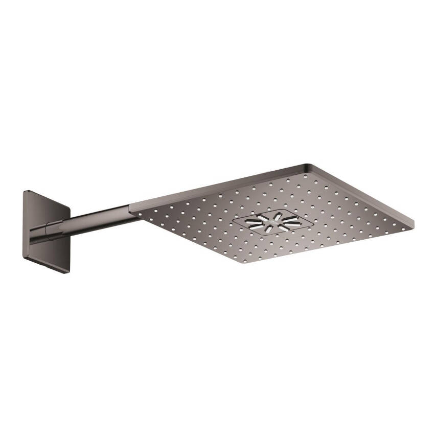 Grohe Rainshower SmartActive 310 Cube Tepe Duşu Seti 31 cm 2 Akışlı Sert Grafit 26479A00 - 2
