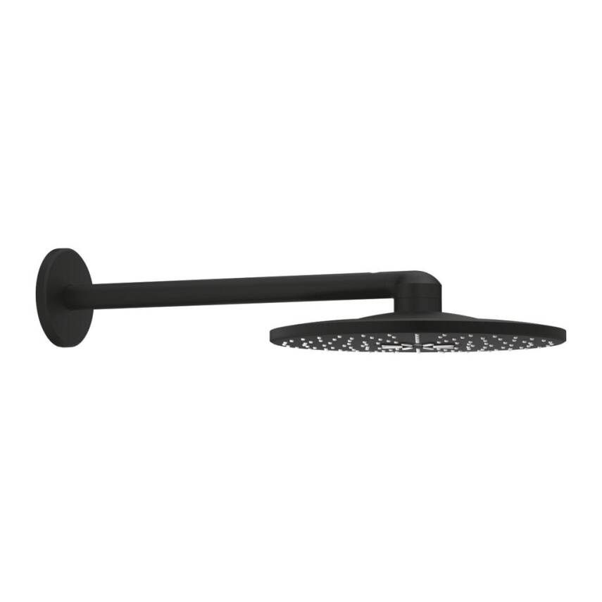 Grohe Rainshower SmartActive 310 Tepe Duşu Seti 31 cm 2 Akışlı Mat Siyah 22123KF0 - 1
