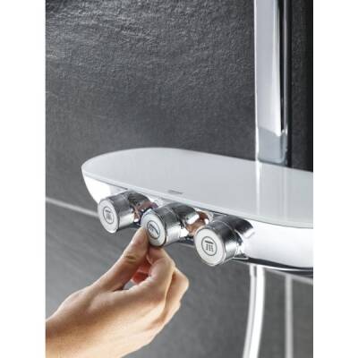 Grohe Rainshower SmartControl 360 DUO Termostatik Duş Bataryalı Duş Sistemi Krom 26250000 - 4