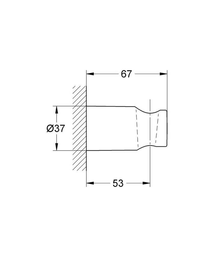 Grohe Relaxa Duş Cıkış Dirseği Krom 27056000 - 2