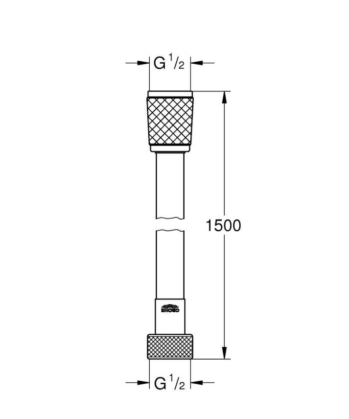 Grohe Relexaflex Duş Hortumu 150 cm 28151002 - 2