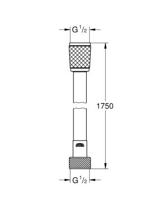 Grohe Relexaflex Duş Hortumu 175 cm 28154002 - 2