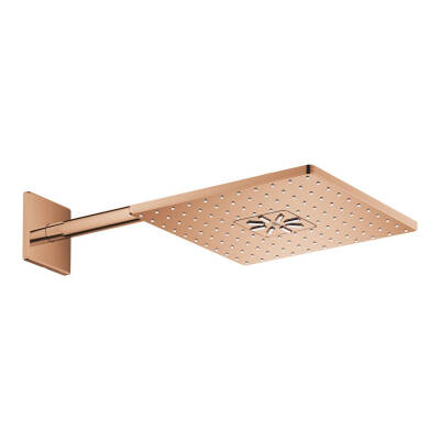 Grohe Rainshower SmartActive 310 Cube Tepe Duşu Seti, 31 cm, 2 Akışlı, Parlak Bakır 26479DA0 - 2