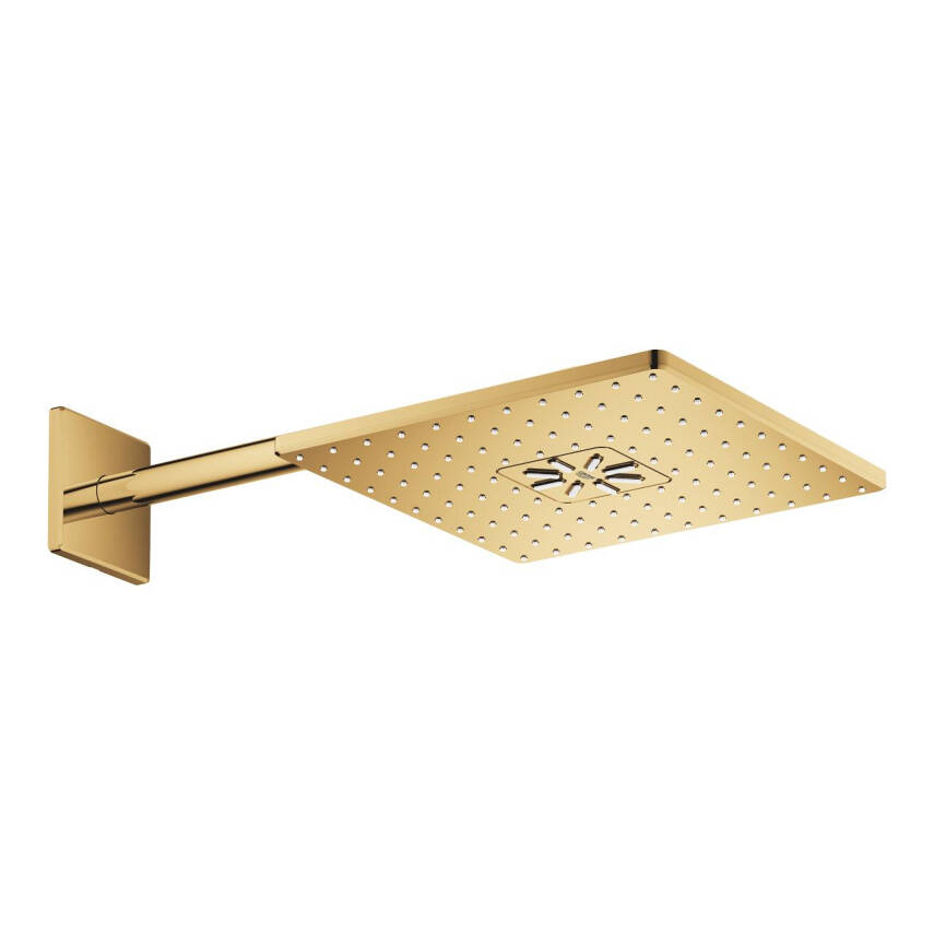 Grohe Rainshower SmartActive 310 Cube Tepe Duşu Seti, 31 cm, 2 Akışlı, Parlak Altın 26479GL0 - 2