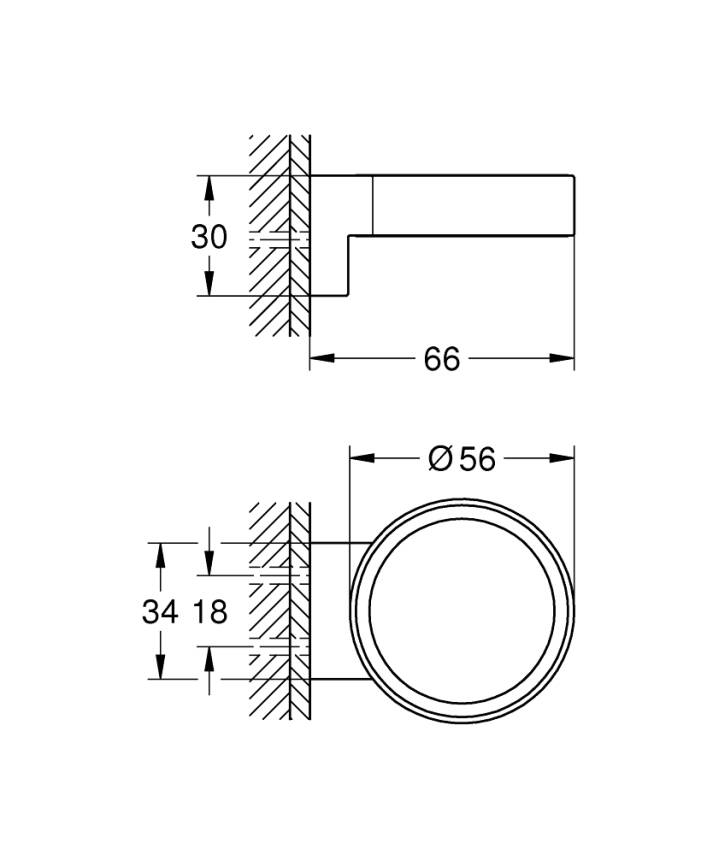 Grohe Selection Sabunluk Tutacağı Mat Siyah 41217KF0 - 5