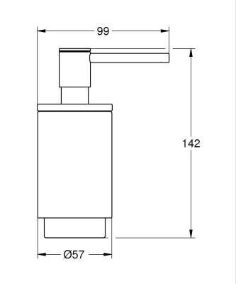 Grohe Selection Sıvı Sabunluk Fırçalı Bakır 41028DL0 - 3