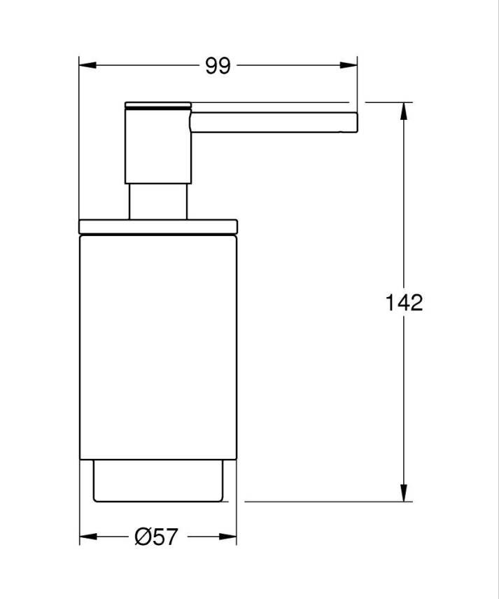 Grohe Selection Sıvı Sabunluk Fırçalı Bakır 41028DL0 - 3