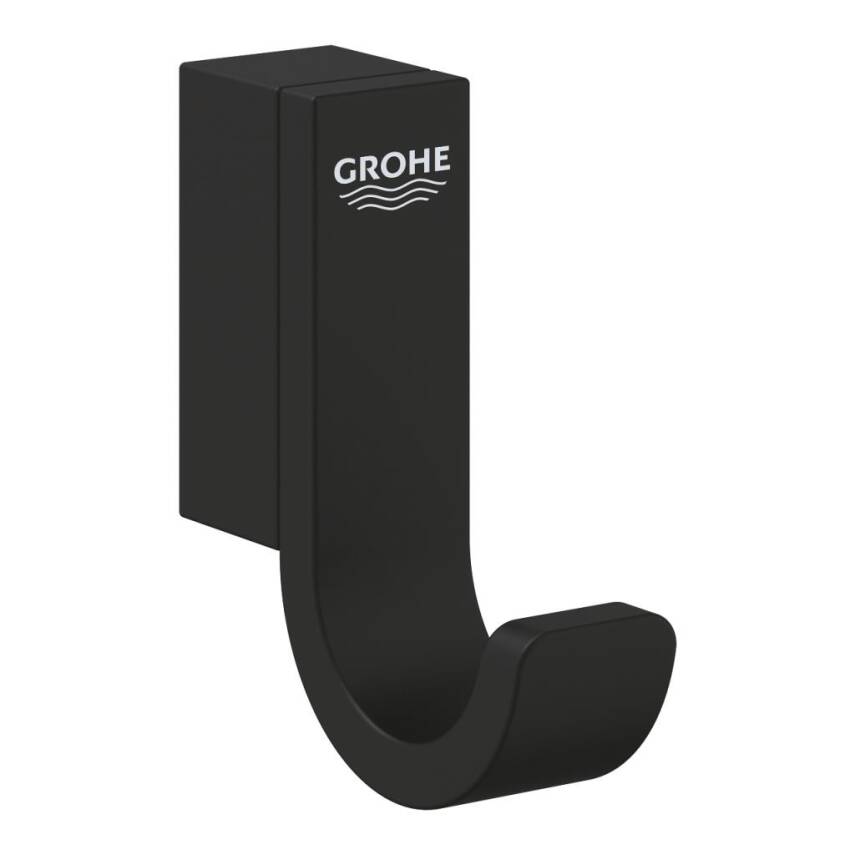 Grohe Selection Tekli Havlu/Bornoz Askısı Mat Siyah 41216KF0 - 1