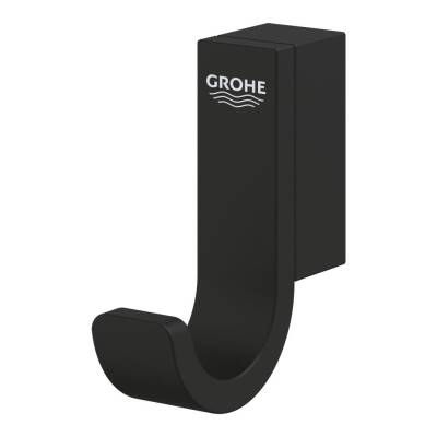Grohe Selection Tekli Havlu/Bornoz Askısı Mat Siyah 41216KF0 - 2
