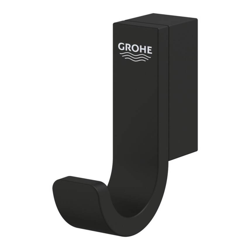 Grohe Selection Tekli Havlu/Bornoz Askısı Mat Siyah 41216KF0 - 2