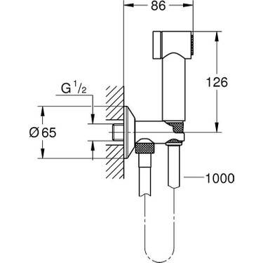 Grohe Sena Trigger Spray 35 Taharet Duşu Seti Krom 26329000 - 2
