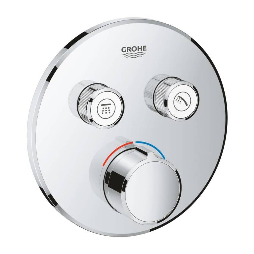 Grohe SmartControl Akış Kontrollü Ankastre Banyo Bataryası (2 Yollu Sıva Üstü Grubu) 29145000 - 1