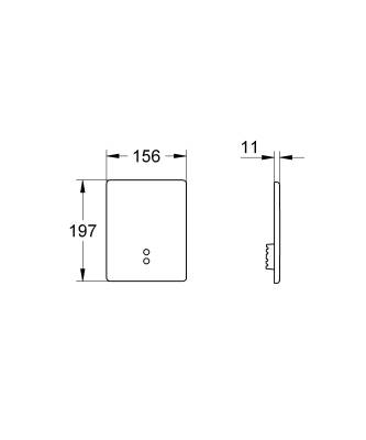 Grohe Tectron Kumanda Paneli Krom 42191000 - 2