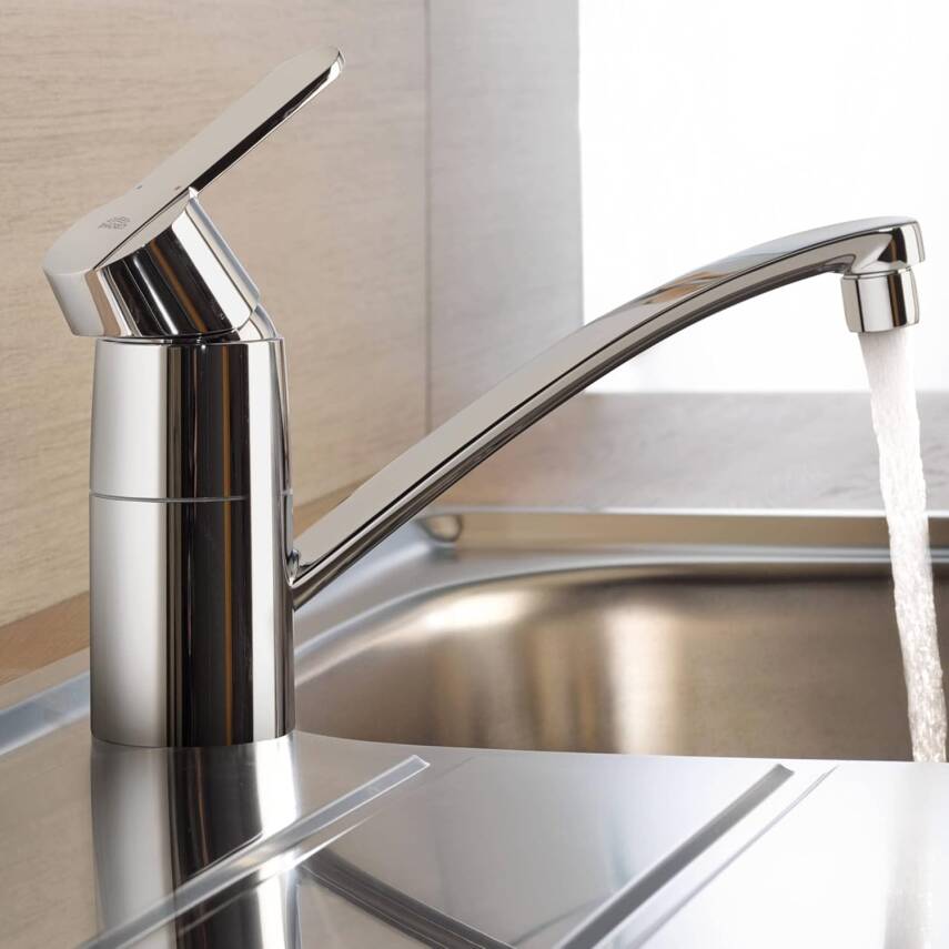 Grohe Tek Kumandalı Eviye Bataryası Krom 32891000 - 4