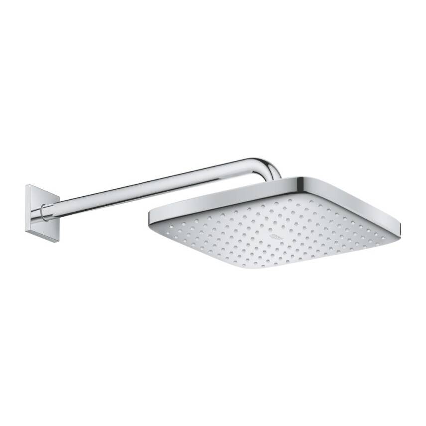 Grohe Tempesta 250 Kare Tepe Duşu Tek Akışlı, 25 cm (Duvardan Dirsek Dahil) Krom-Beyaz 26687000 - 2