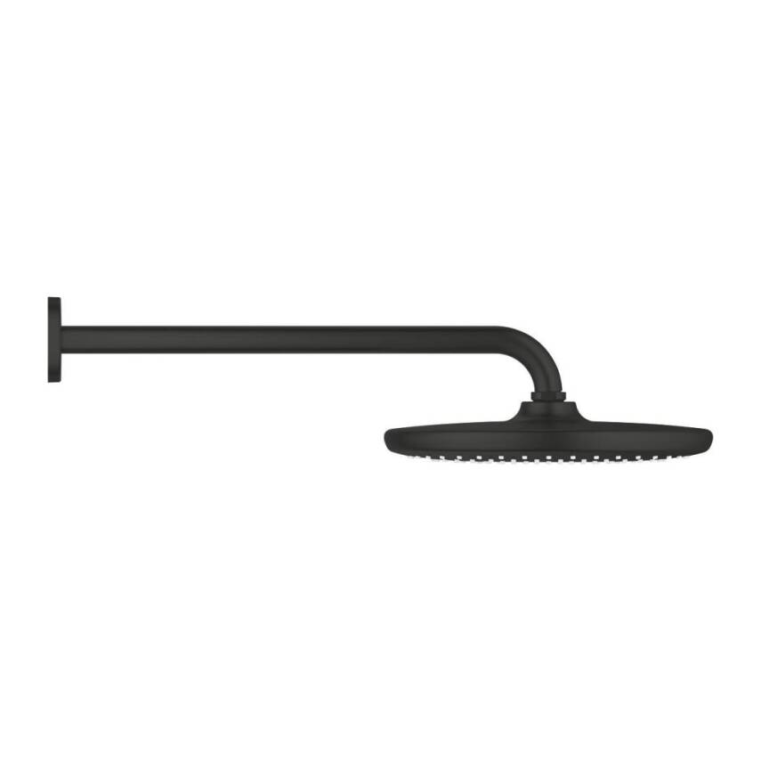 Grohe Tempesta 250 Yuvarlak Tepe Duşu Tek Akışlı 25 cm (Duvardan Dirsek Dahil) Mat Siyah 266682430 - 4