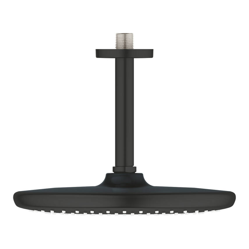 Grohe Tempesta 250 Yuvarlak Tepe Duşu Tek Akışlı 25 cm (Tavandan Dirsek Dahil) Mat Siyah 266692430 - 3