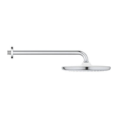 Grohe Tempesta 250 Yuvarlak Tepe Duşu Tek Fonksiyonlu, 25 cm (Duvardan Dirsek Dahil) Krom 26668000 - 3