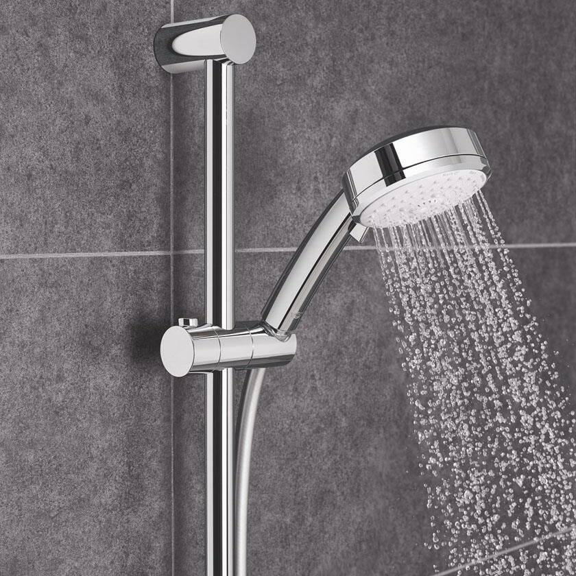 Grohe Tempesta Cosmopolitan 100 Sürgülü Duş Seti 3 Akışlı Krom 27579002 - 2