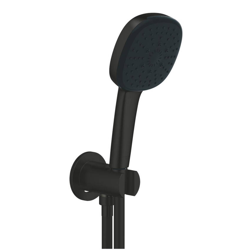 Grohe Tempesta Cube 110 Ankastre Bağlantılı El Duşu Seti, 3 Fonksiyonlu, Mat Siyah 269102433 - 1