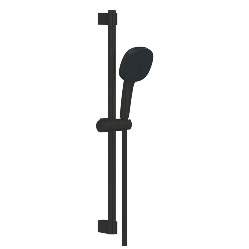 Grohe Tempesta Cube 110 Sürgülü Duş Seti 2 Akışlı Mat Siyah 267482433 - 1