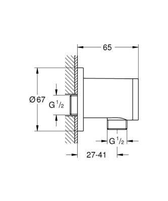 Grohe Tempesta Duş Çıkış Dirseği 28671001 - 4