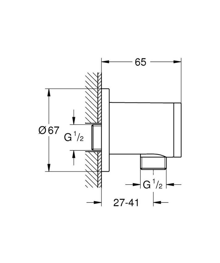 Grohe Tempesta Duş Çıkış Dirseği 28671001 - 4