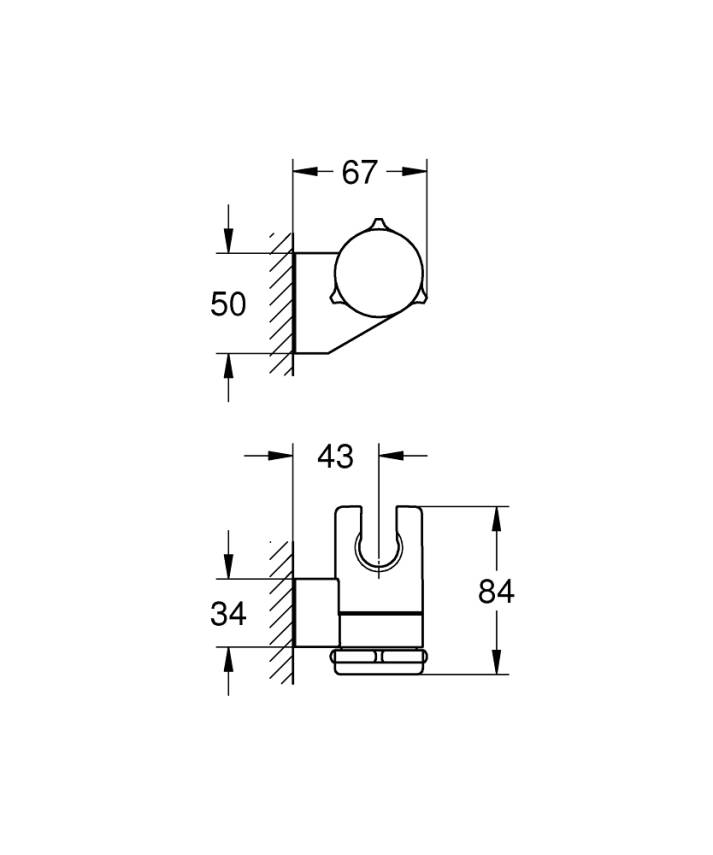 Grohe Tempesta Hareketli Duş Askısı 27595001 - 4