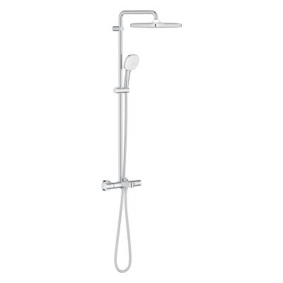 Grohe Tempesta System 250 Cube Duvara Monte Termostatik Banyo Bataryalı Duş Kolonu Krom 26975001 - 1
