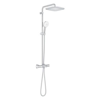 Grohe Tempesta System 250 Cube Duvara Monte Termostatik Banyo Bataryalı Duş Kolonu Krom 26975001 - 2