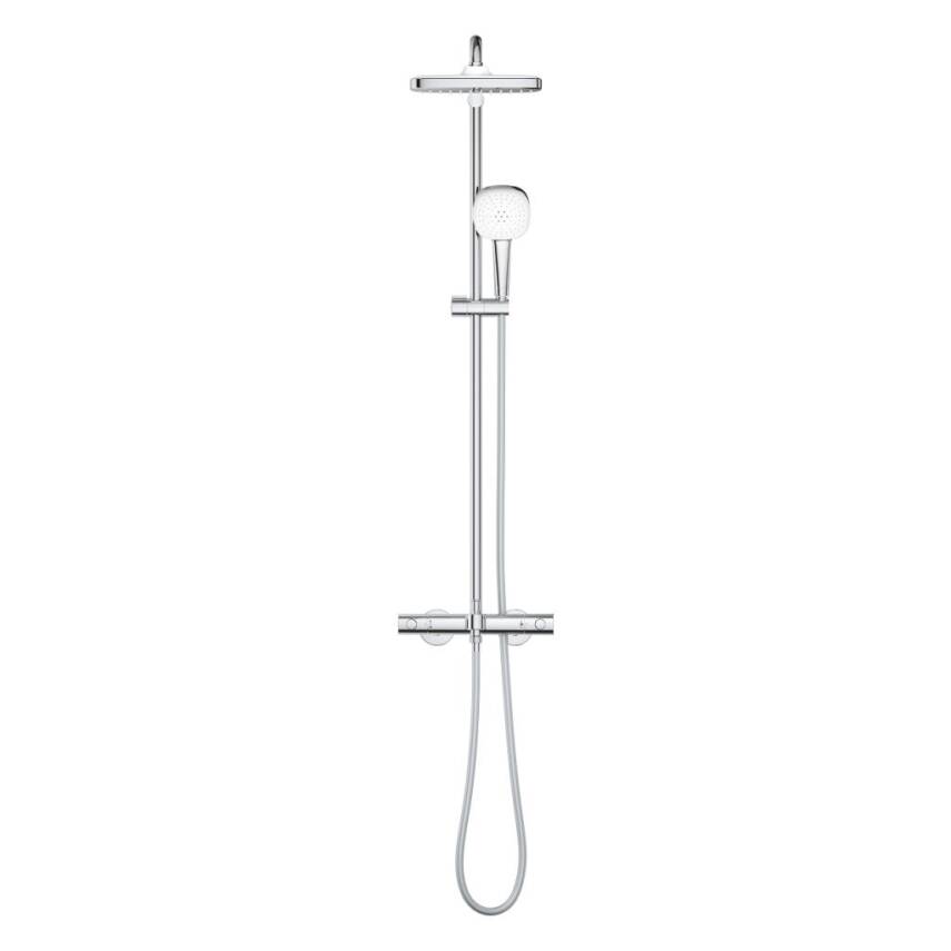Grohe Tempesta System 250 Cube Duvara Monte Termostatik Banyo Bataryalı Duş Kolonu Krom 26975001 - 3