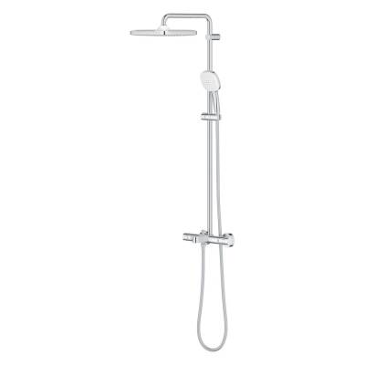 Grohe Tempesta System 250 Cube Duvara Monte Termostatik Banyo Bataryalı Duş Kolonu Krom 26975001 - 4