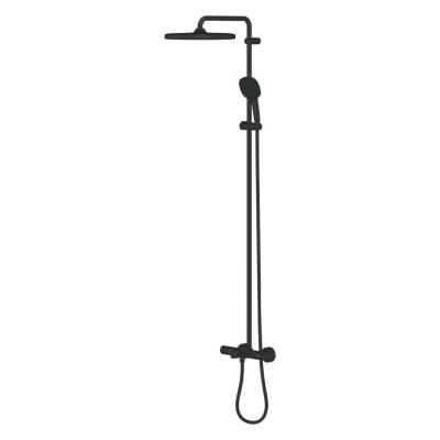 Grohe Tempesta System 250 Cube Duvara Monte Termostatik Banyo Bataryalı Duş Kolonu Mat Siyah 266912431 - 4