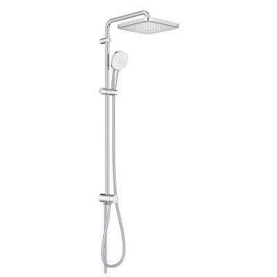 Grohe Tempesta System 250 Cube Kare Duş Başlıklı Duvara Monte Duş Sistemi Krom 26694001 - 2