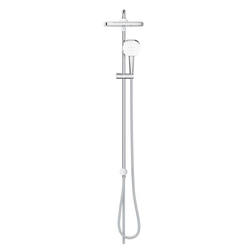 Grohe Tempesta System 250 Cube Kare Duş Başlıklı Duvara Monte Duş Sistemi Krom 26694001 - 3