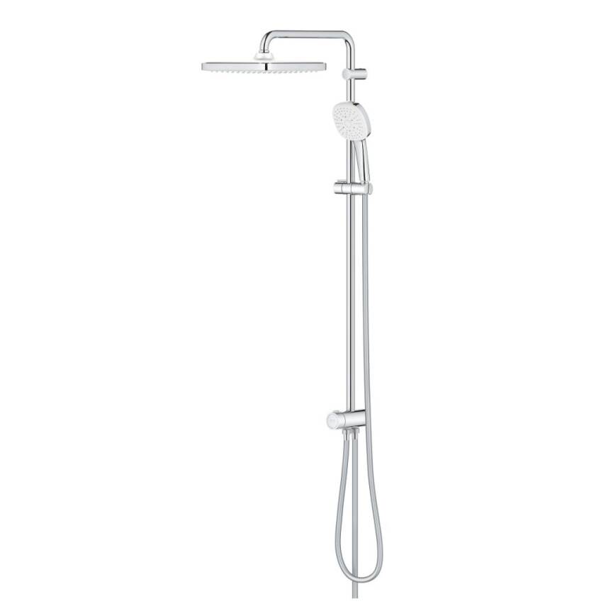 Grohe Tempesta System 250 Cube Kare Duş Başlıklı Duvara Monte Duş Sistemi Krom 26694001 - 4