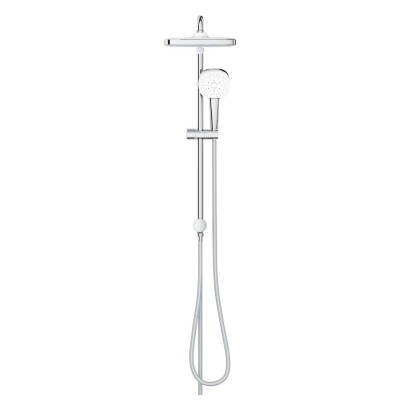 Grohe Tempesta System 250 Cube Kare Duş Başlıklı Duvara Monte Duş Sistemi Krom 26977001 - 4