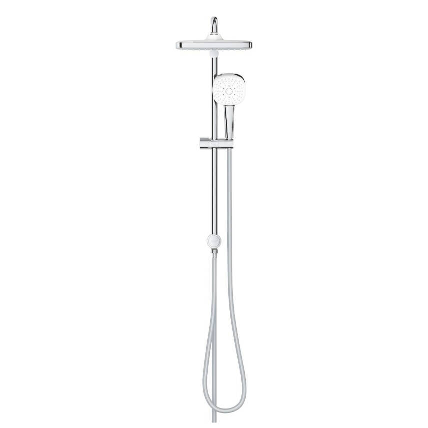 Grohe Tempesta System 250 Cube Kare Duş Başlıklı Duvara Monte Duş Sistemi Krom 26977001 - 4