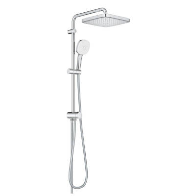Grohe Tempesta System 250 Cube Kare Duş Başlıklı Duvara Monte Duş Sistemi Krom 26977001 - 2
