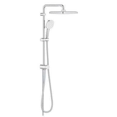 Grohe Tempesta System 250 Cube Kare Duş Başlıklı Duvara Monte Duş Sistemi Krom 26977001 - 1