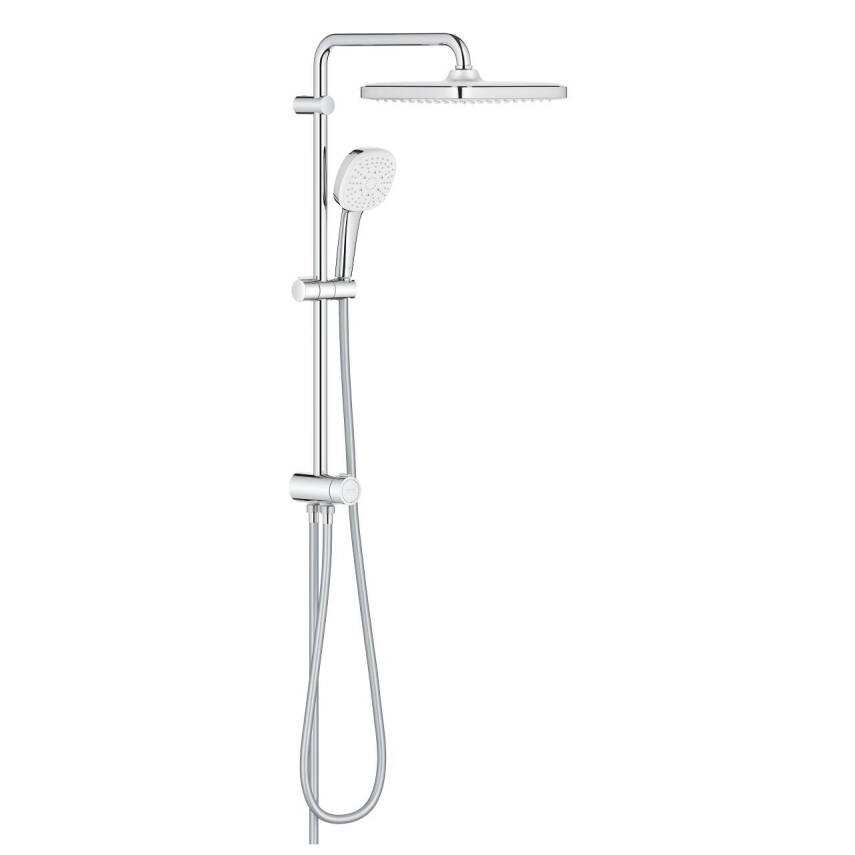 Grohe Tempesta System 250 Cube Kare Duş Başlıklı Duvara Monte Duş Sistemi Krom 26977001 - 1