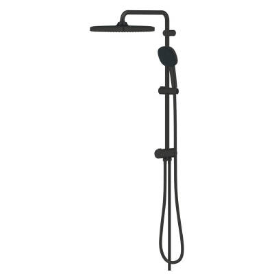 Grohe Tempesta System 250 Cube Kare Duş Başlıklı Duvara Monte Duş Sistemi Mat Siyah 269772431 - 4