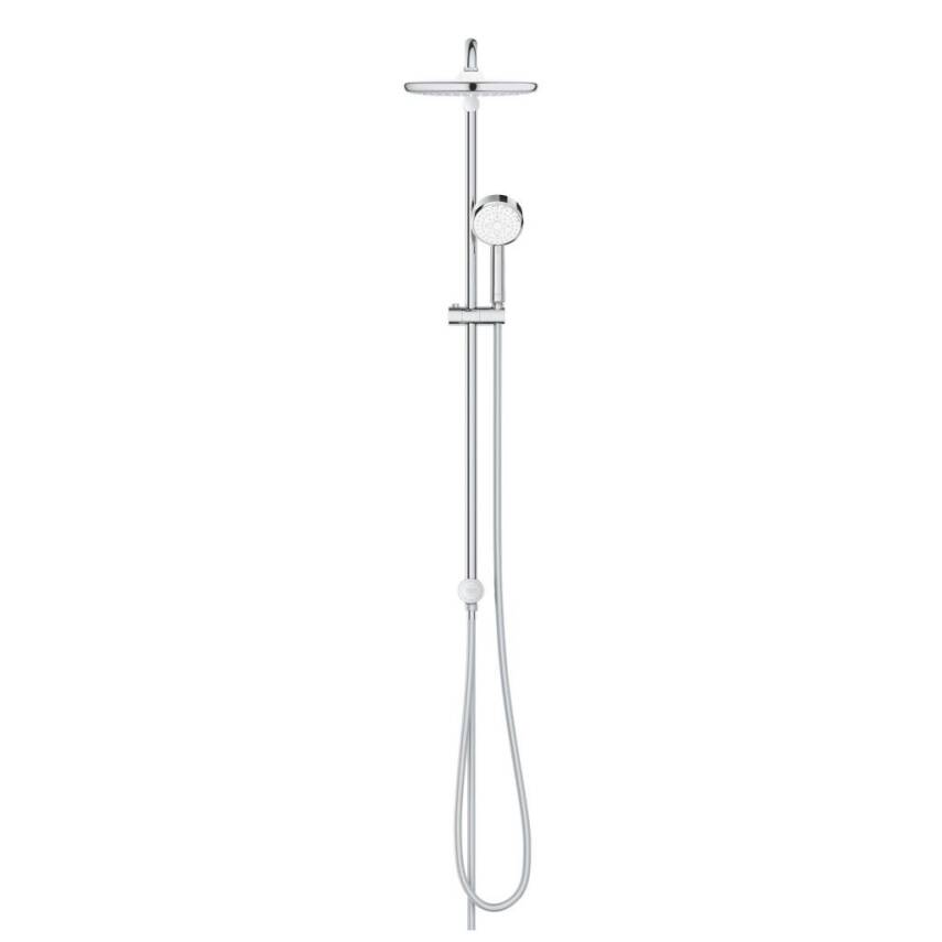 Grohe Tempesta System 250 Duvara Monte Duş Sistemi Yön Değiştiricili Krom-Beyaz 26675000 - 2