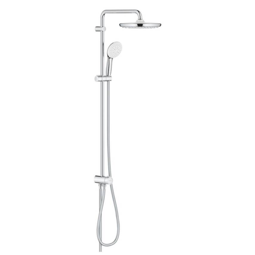 Grohe Tempesta System 250 Duvara Monte Duş Sistemi Yön Değiştiricili Krom-Beyaz 26675001 - 1