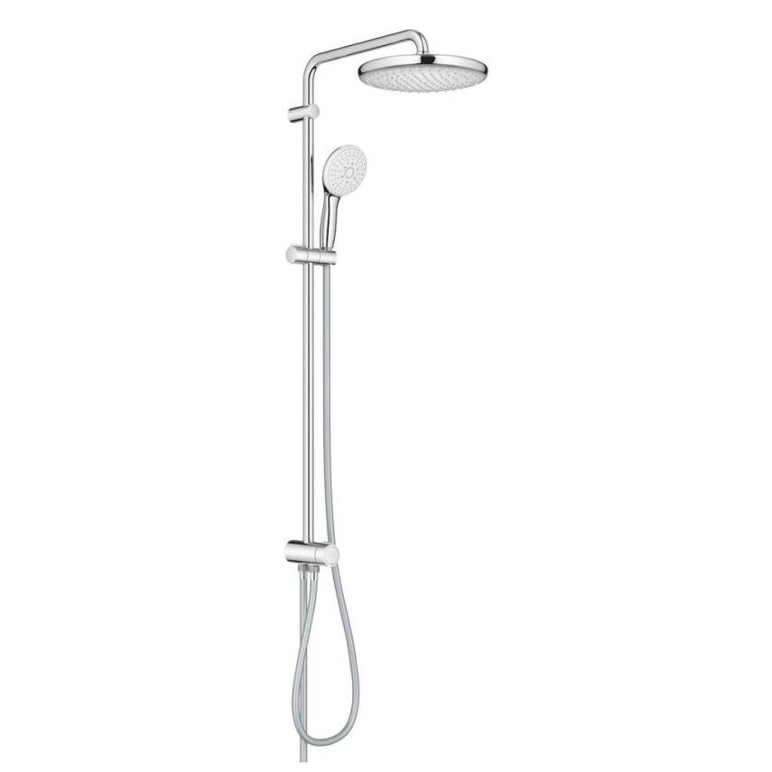 Grohe Tempesta System 250 Duvara Monte Duş Sistemi Yön Değiştiricili Krom-Beyaz 26675001 - 2