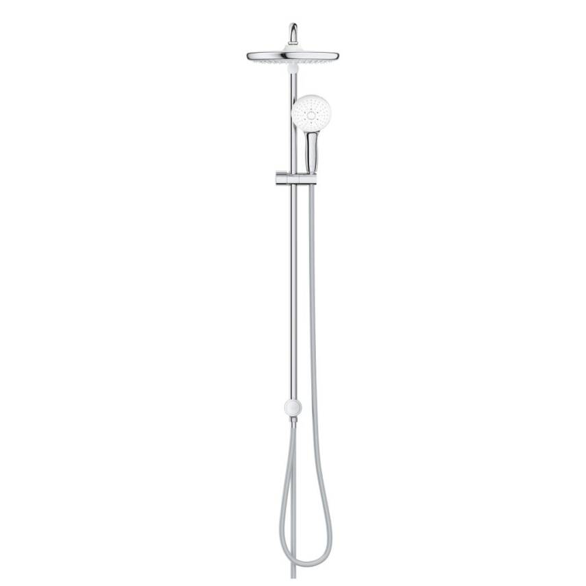 Grohe Tempesta System 250 Duvara Monte Duş Sistemi Yön Değiştiricili Krom-Beyaz 26675001 - 3