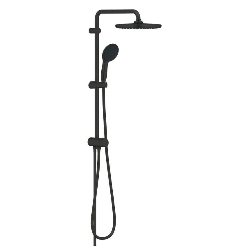 Grohe Tempesta System 250 Duvara Monte Duş Sistemi Yön Değiştiricili Mat Siyah 269802431 - 1