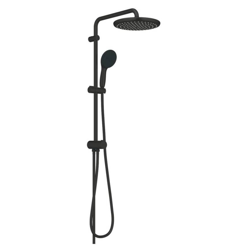 Grohe Tempesta System 250 Duvara Monte Duş Sistemi Yön Değiştiricili Mat Siyah 269802431 - 2