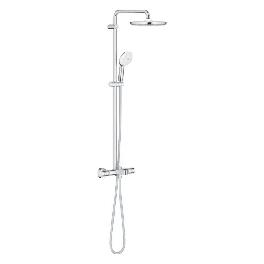 Grohe Tempesta System 250 Duvara Monte Termostatik Banyo Bataryalı Duş Kolonu Krom 26978001 - 1
