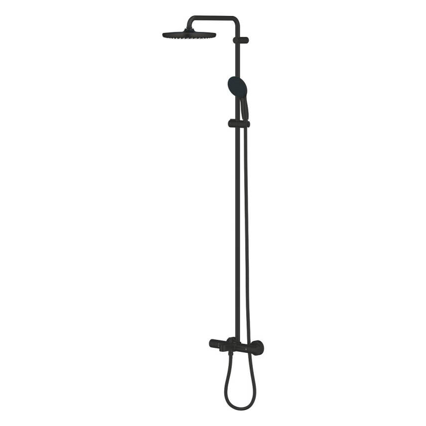 Grohe Tempesta System 250 Termostatik Banyo Bataryalı Duş Kolonu, Mat Siyah 266722431 - 4